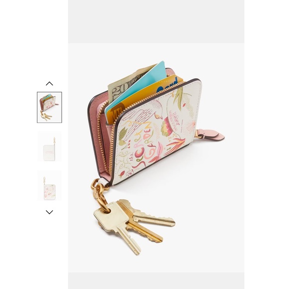 ♠️kate spade♠️ NWOT Secret Garden Coin/Card Keychain - Picture 10 of 14